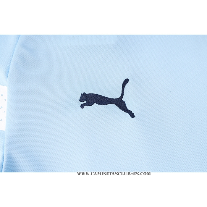 Chandal del Manchester City 22-23 Manga Corta Azul